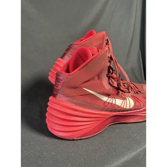 Nike Hyperdunk 2013 584433-603 Mens Red High Top Basketball Shoes Size 17